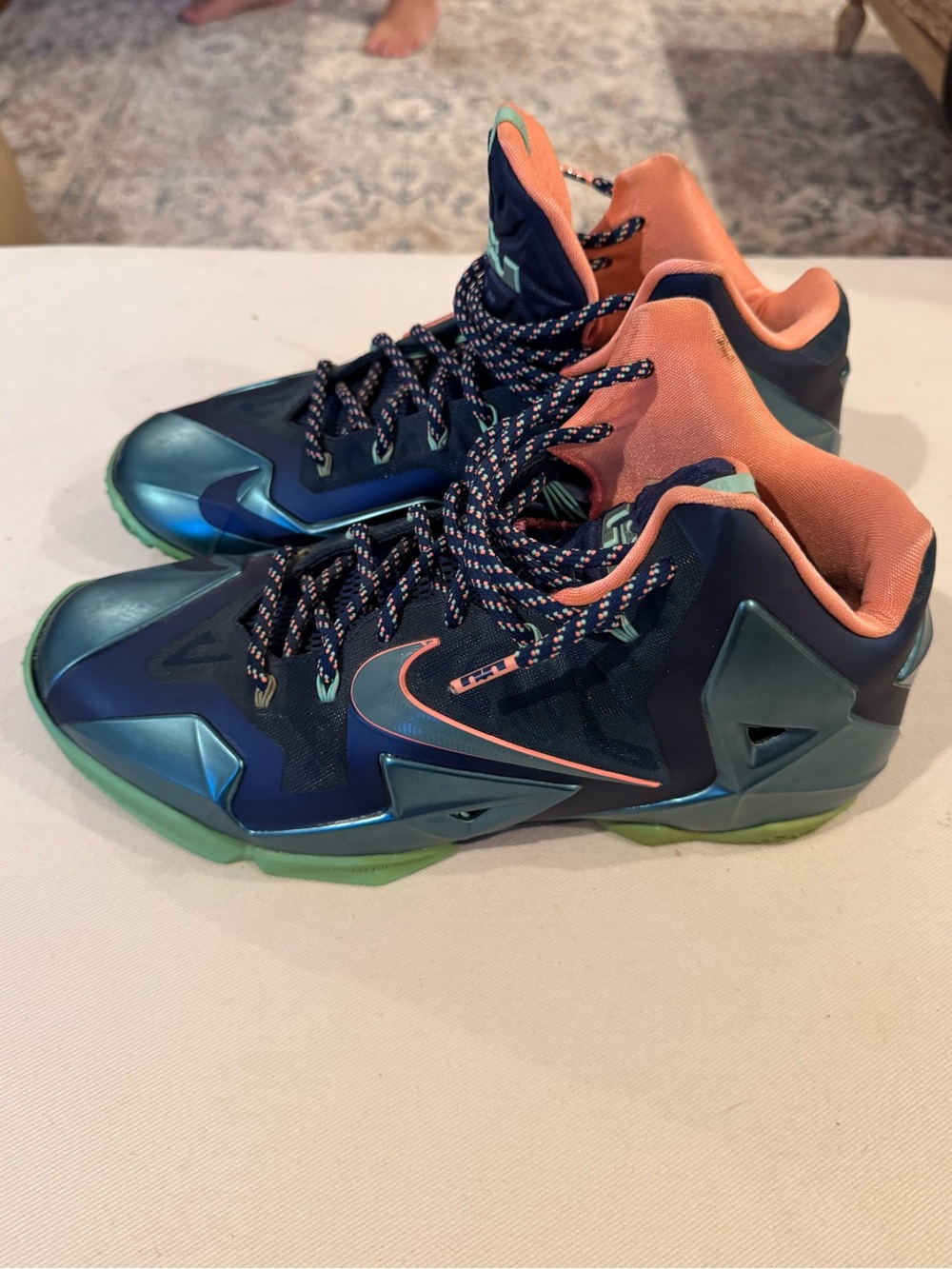 Nike Men’s LeBron 11 Akron vs Miami Basketball Sneakers 11
